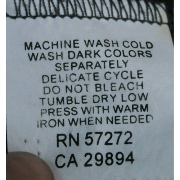 Perry Ellis Long Sleeve Gray Collared Polo Shirt / Size: L - Picture 7 of 7